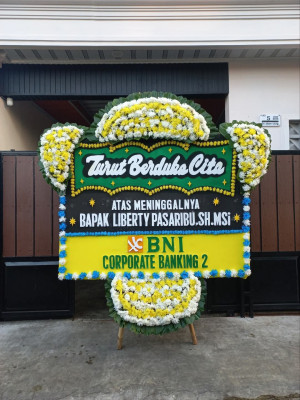 Papan Bunga Duka di Belitung Selatan