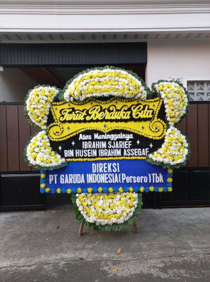 Papan Bunga Duka di Belitung Selatan